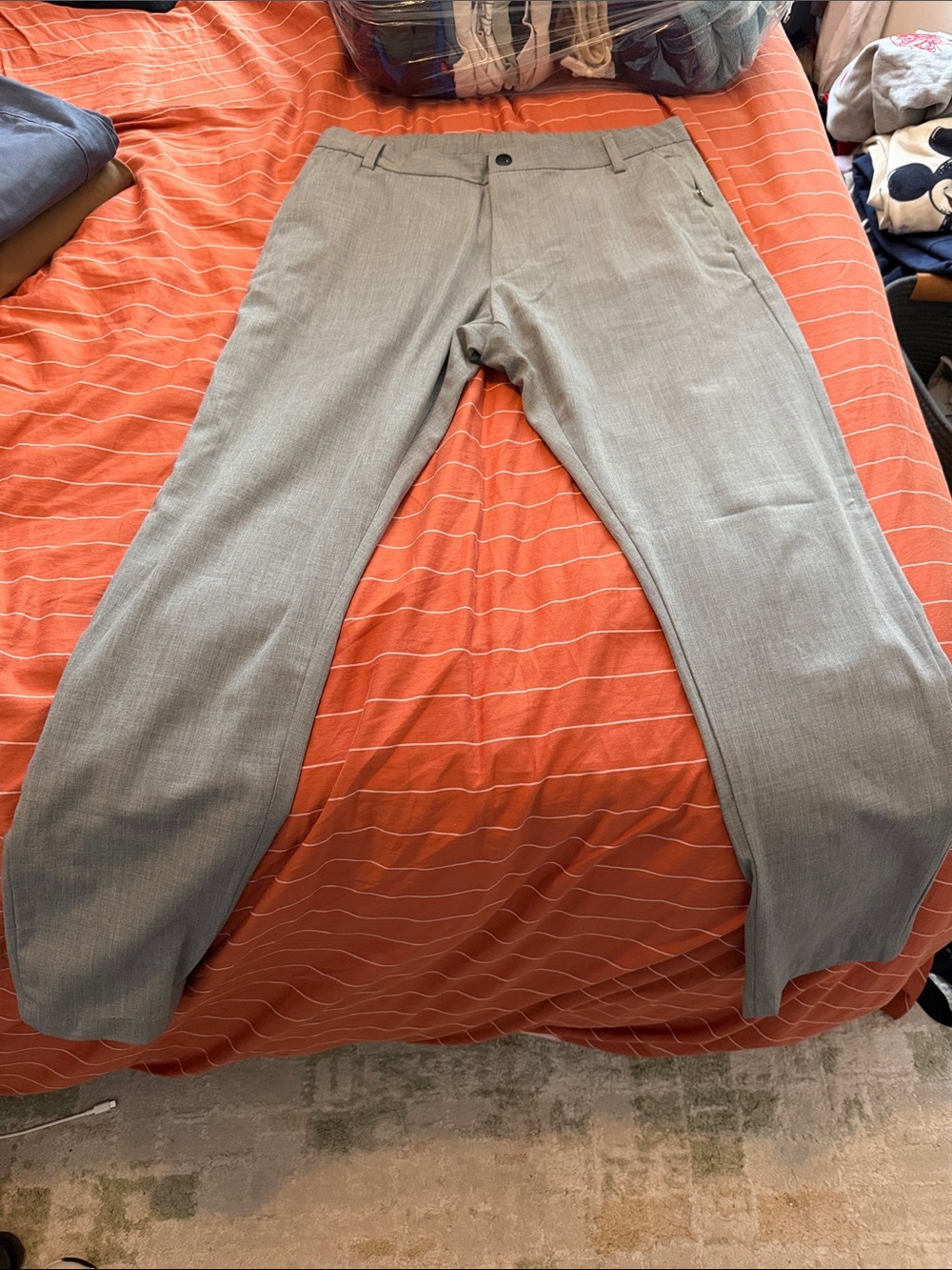 H&M Men's Light Gray Dress Trousers